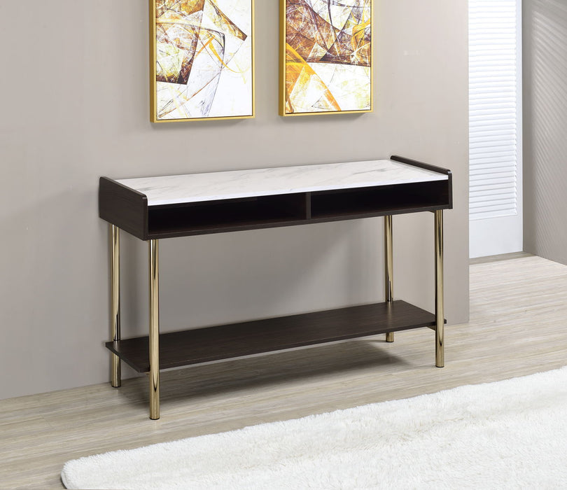 Carrie - Sofa Table - Brown