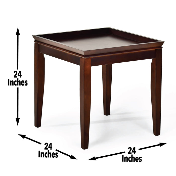 Clemson - 3 Piece Table Set - Brown