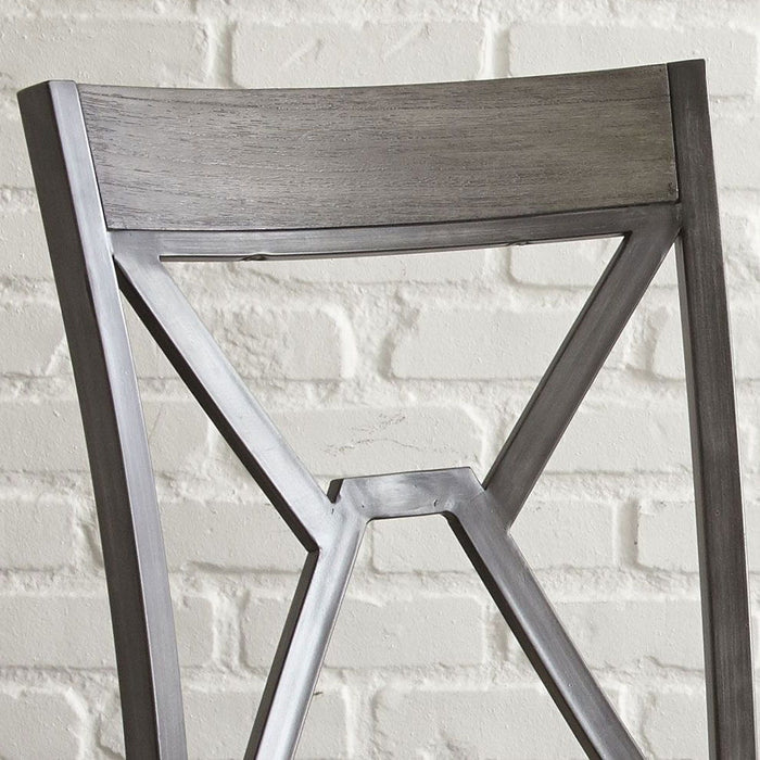 Alamo - PU Side Chair (Set of 2) - Gray