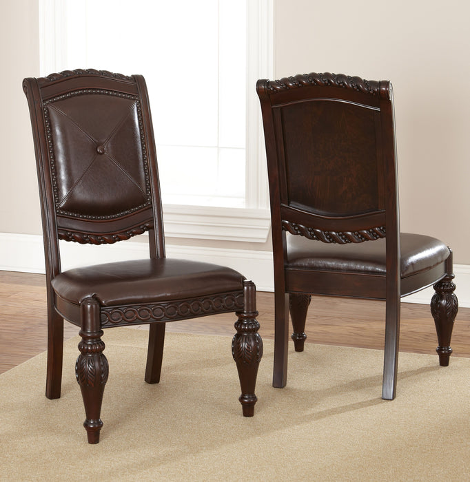 Antoinette - Side Chair (Set of 2) - Dark Brown