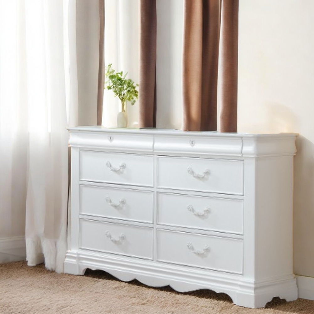 girls white dresser Estrella - Dresser
