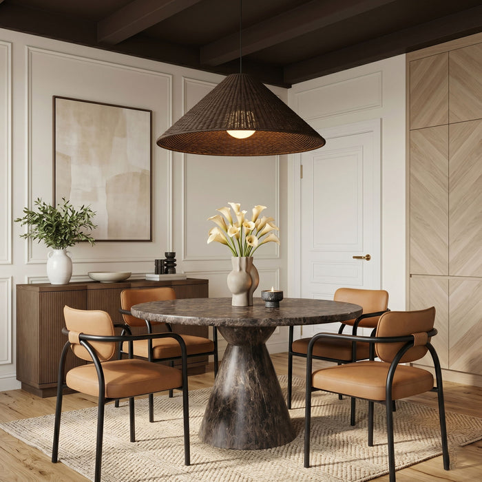 Serava - Vegan Leather Upholstered Dining Chair (Set of 2)