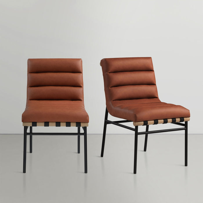 Burke - Dining Chair (Set of 2) - Cognac