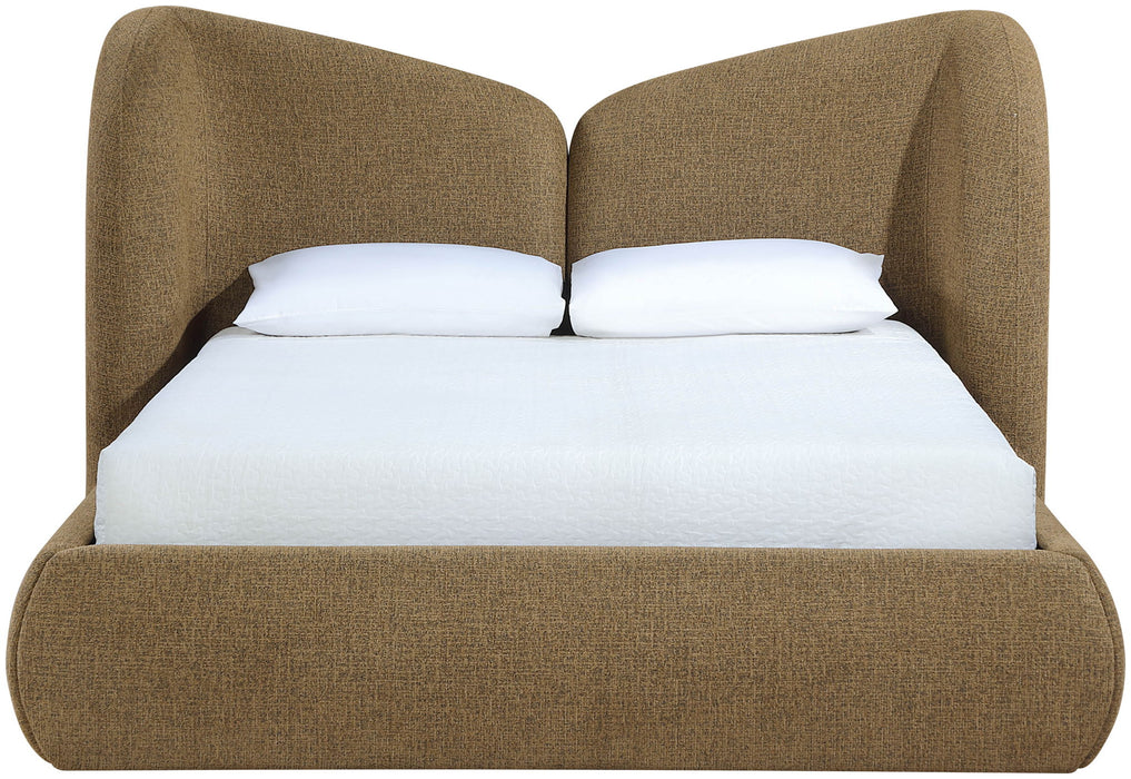 Elowen - Chenille Fabric Upholstered Bed