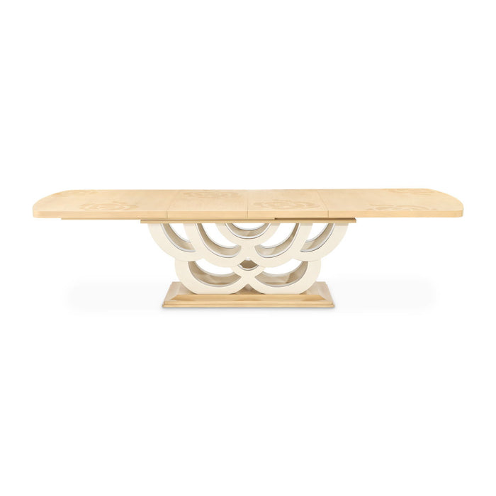Camellia Field - Rectangular Pedestal Dining Table