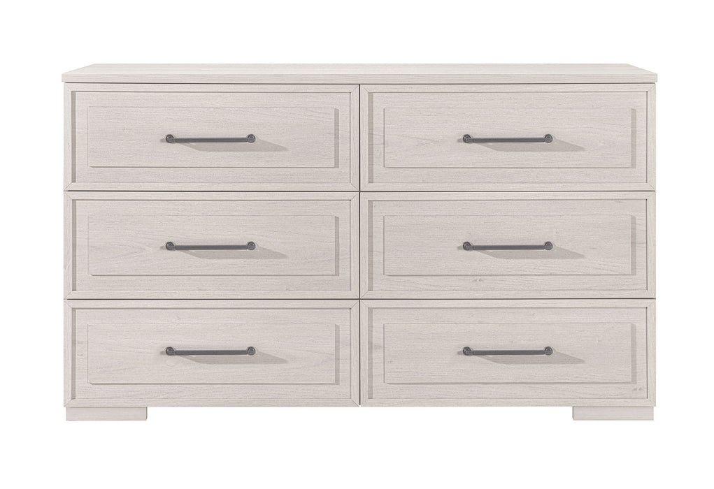 Clara - 5 Piece Full Bedroom Set (Bed, Dresser & Mirror, Nightstand, Chest) - Beige