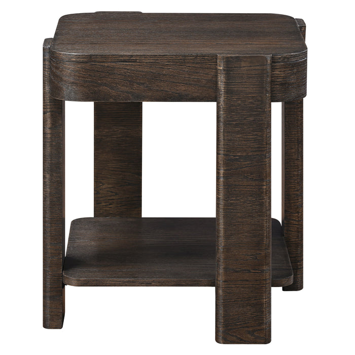 Salina - Square 3 Piece Occasional Set - Espresso
