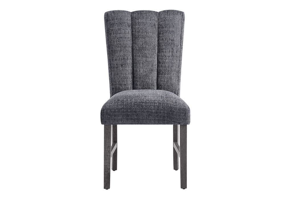 D5473 - 7 Piece Dining Room Set (Bar Table And 6 Bar Stools) - Black / Gray
