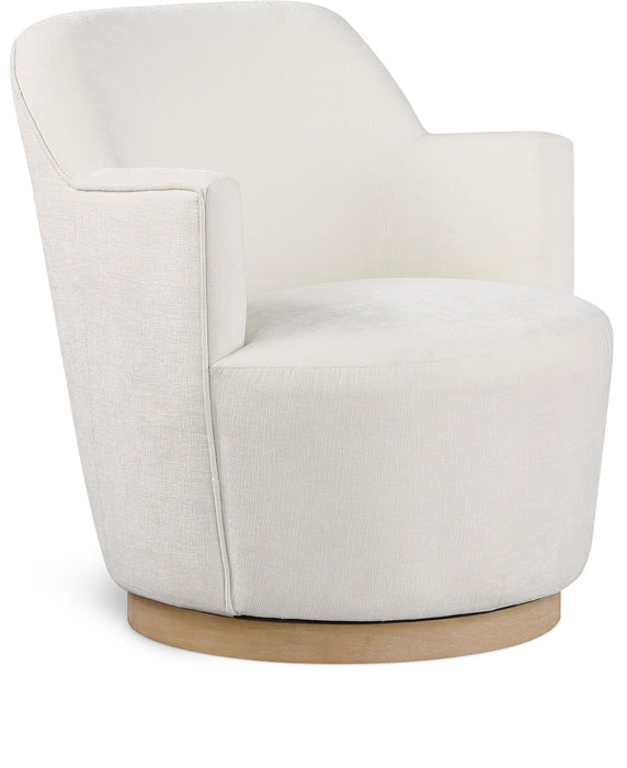 Clarita - Chenille Swivel Accent Chair