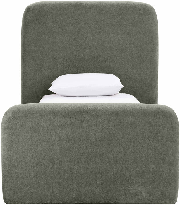 Fira - Chenille Fabric Upholstered Bed