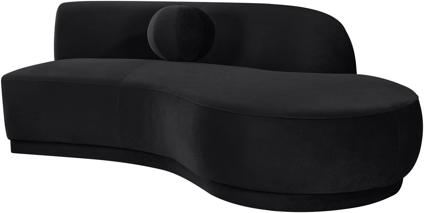 Avra - 86" Velvet Performance Fabric Upholstered Sofa