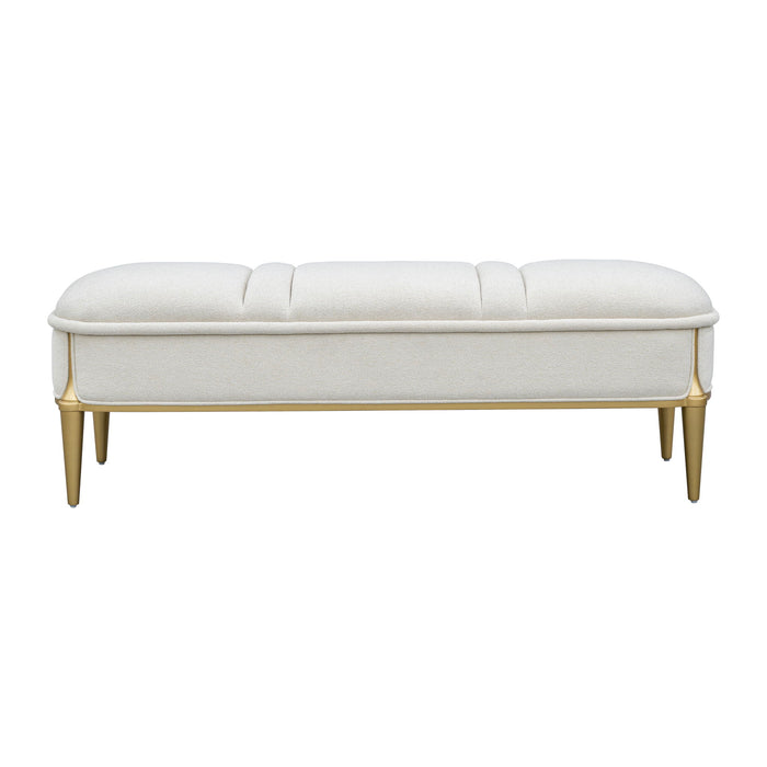 Scotts Square - Accent Bench - Light Champagne