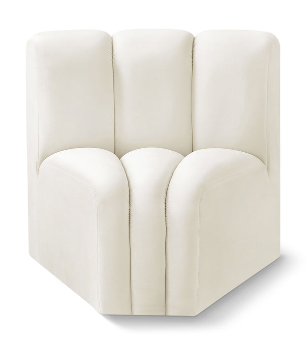 Arc - Velvet Curved Corner Chair
