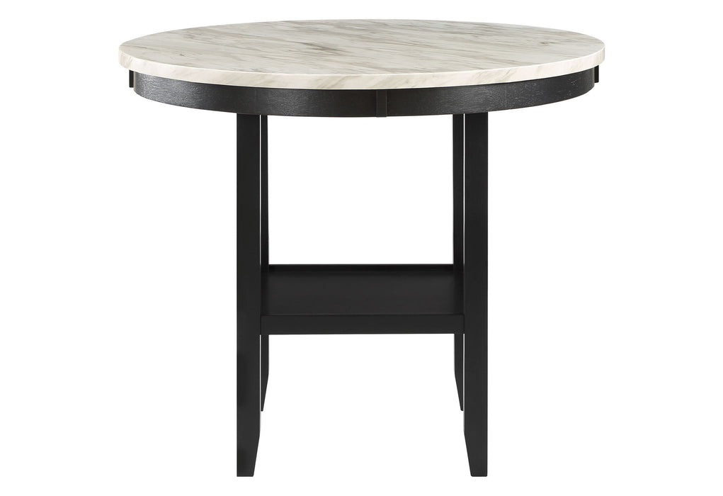 D40011 - 7 Piece Dining Room Set (Bar Table And 6 Bar Stools) - Light Gray