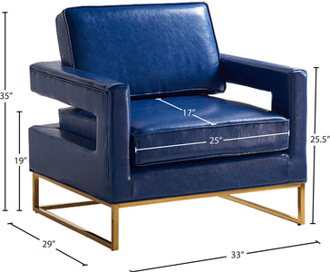 Meridian Furniture Amelia Accent Chair - Thumbnail 4