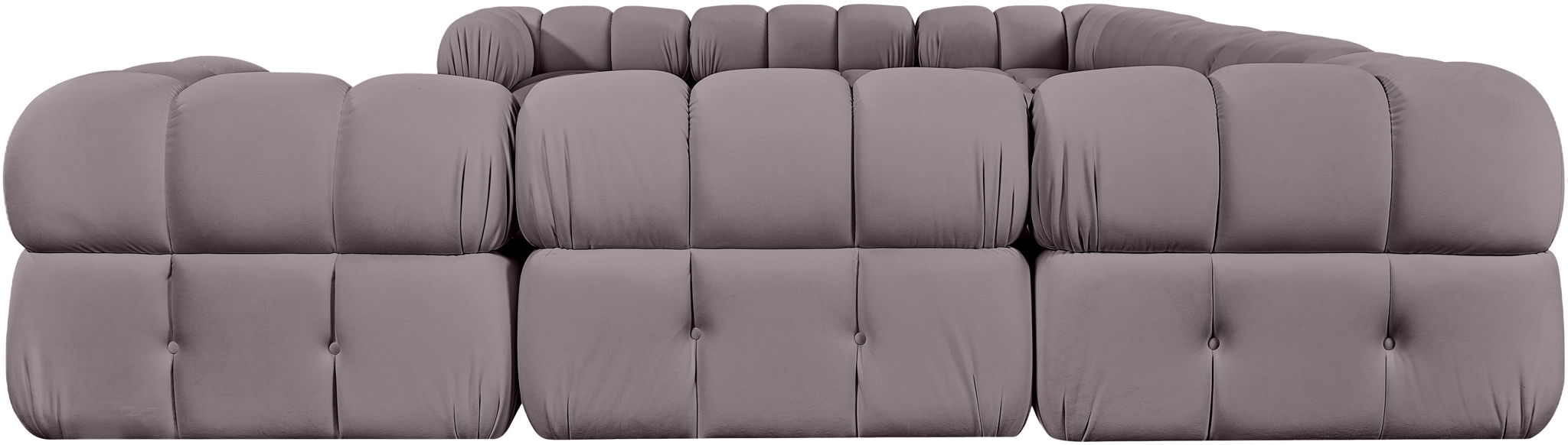 Orin - Velvet Performance Fabric Upholstered 9 Piece Sectional