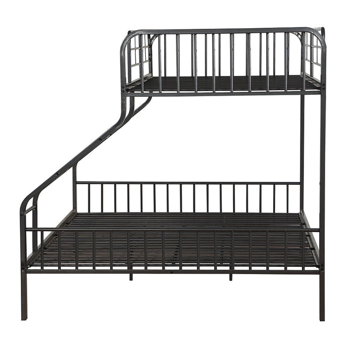 Caius - Twin Long/Queen Bunk Bed - Gunmetal