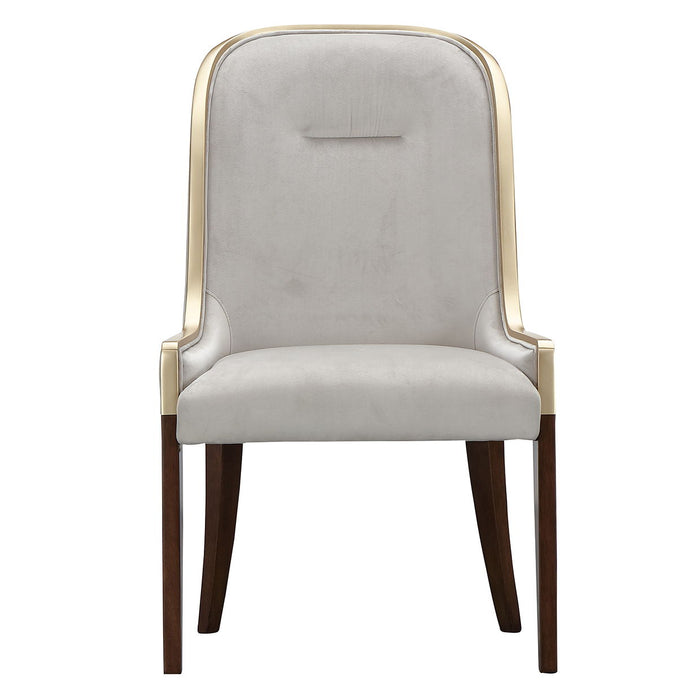Houston - Dining Side Chair (Set of 2) - Porcini / Walnut