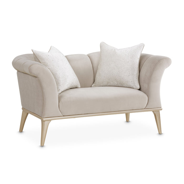 Yvette - Chair And A Half - Porcini / Medium Champagne