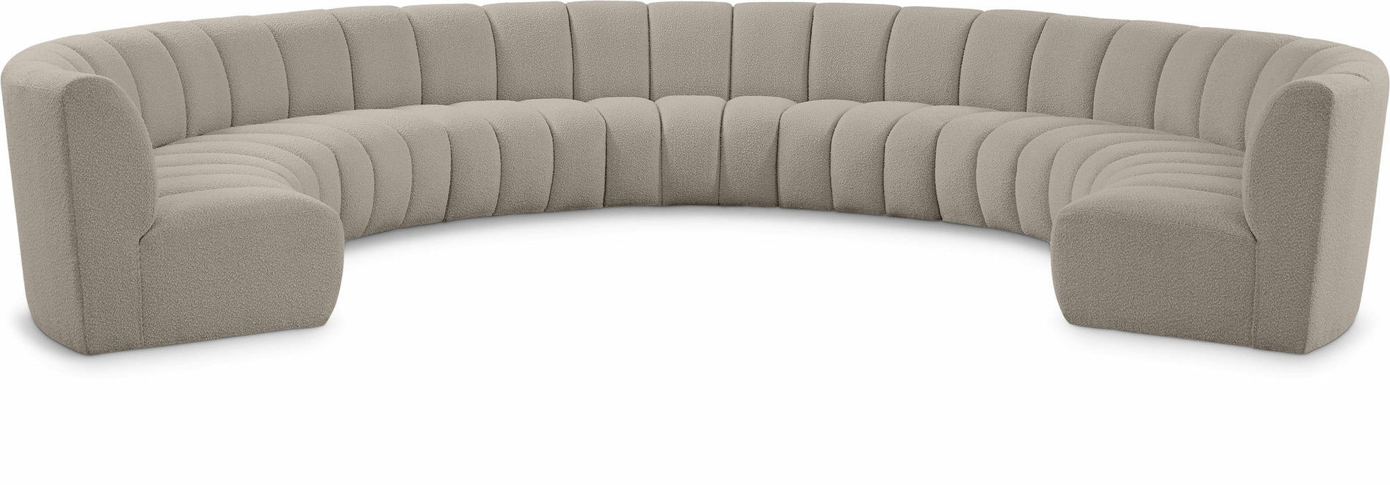 Infinity - 9 Piece Boucle Modular Sectional