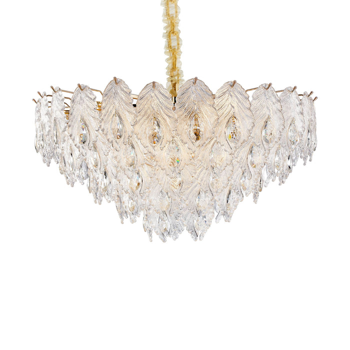 Michael Amini Lighting - Orlisse 18-Light Acrylic Chandelier - Gold
