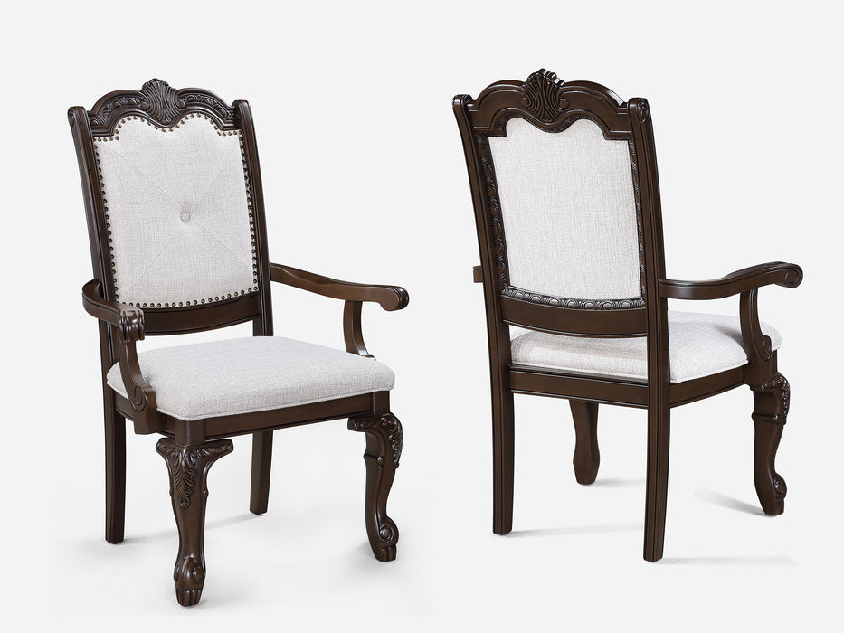 Kiera - Dining Room Set - Cherry Brown