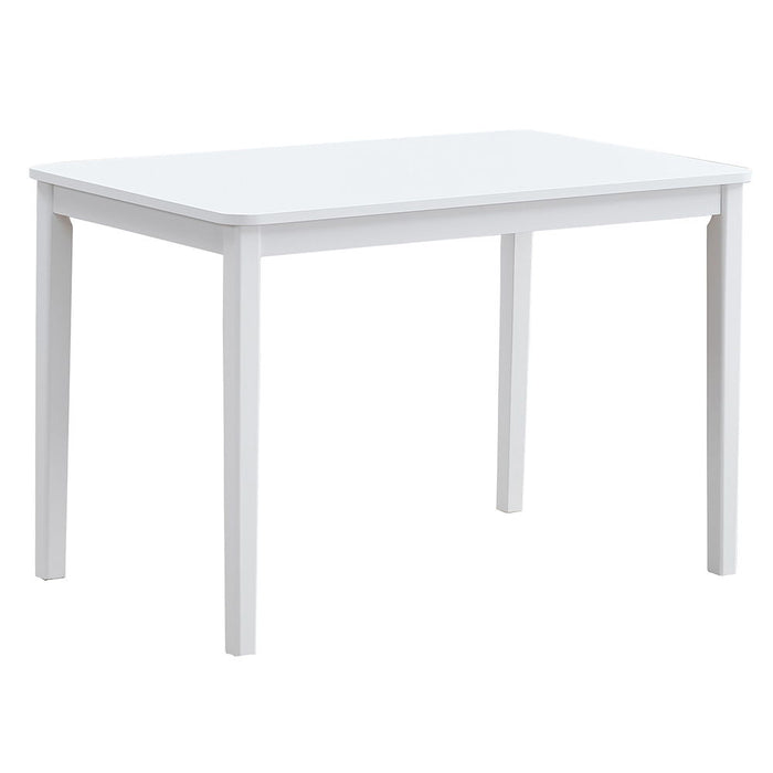 Fidelity - 5 Piece Dining Set - White & Gray