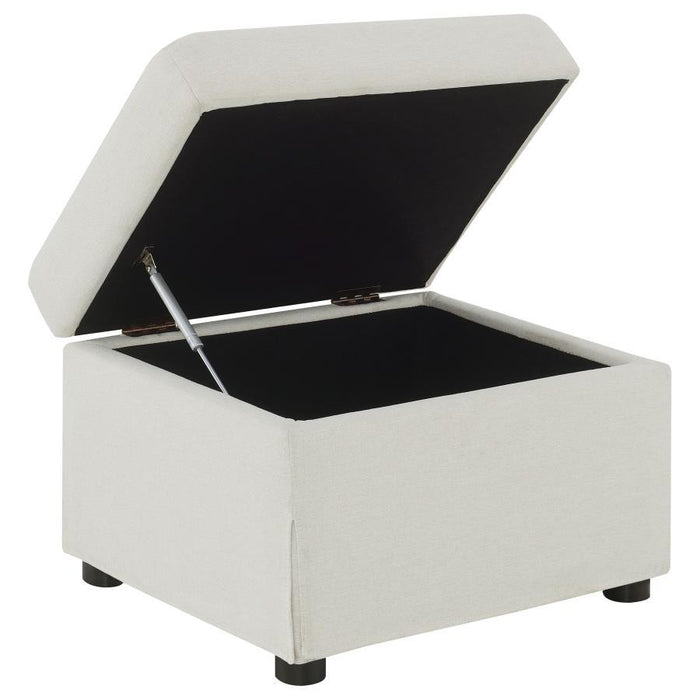 Winter - Upholstered Hydraulic Lift Top Storage Ottoman