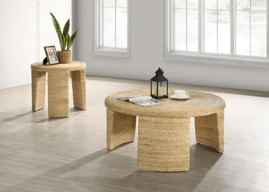 Artina - Rattan Coffee And End Table Set
