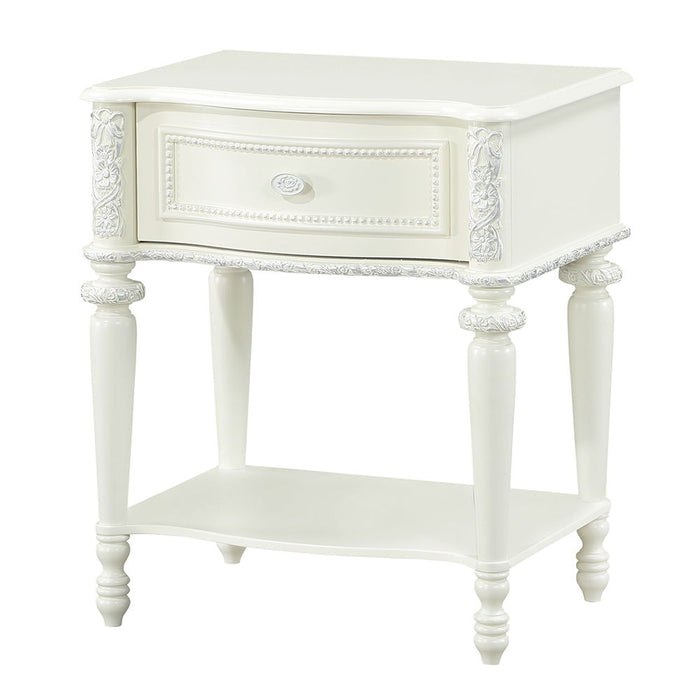 Dorothy - Nightstand With 1 Drawer - Ivory