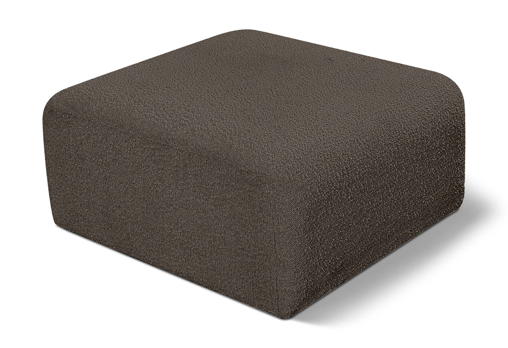 Arc - Boucle Fabric Ottoman