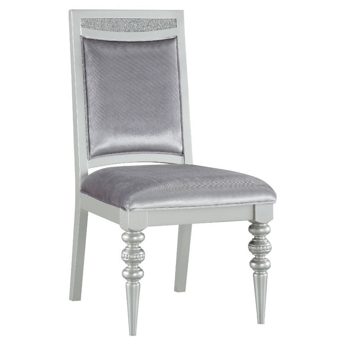 Maverick - Side Chair Set of 2) - Fabric & Platinum