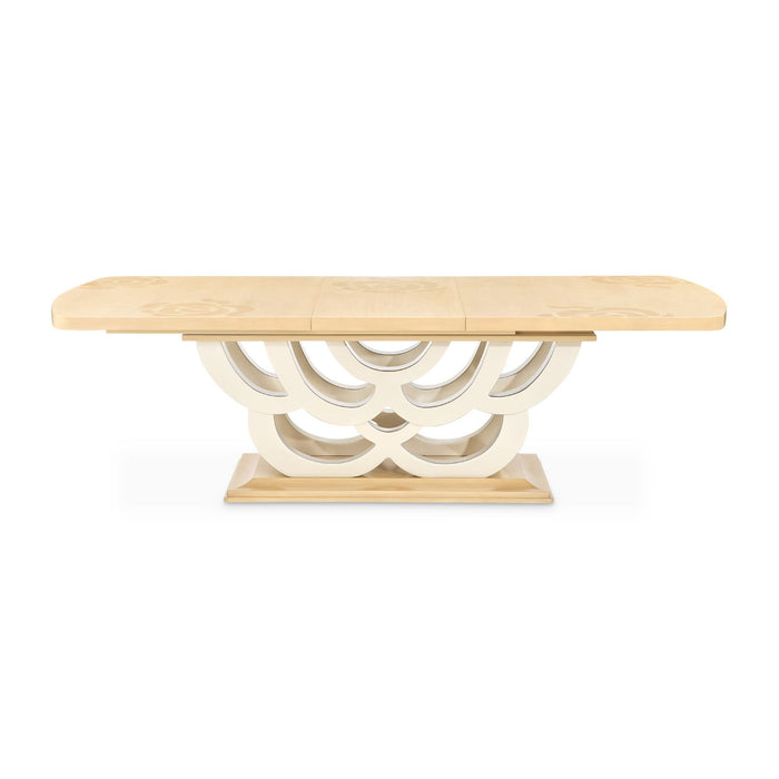 Camellia Field - Rectangular Pedestal Dining Table