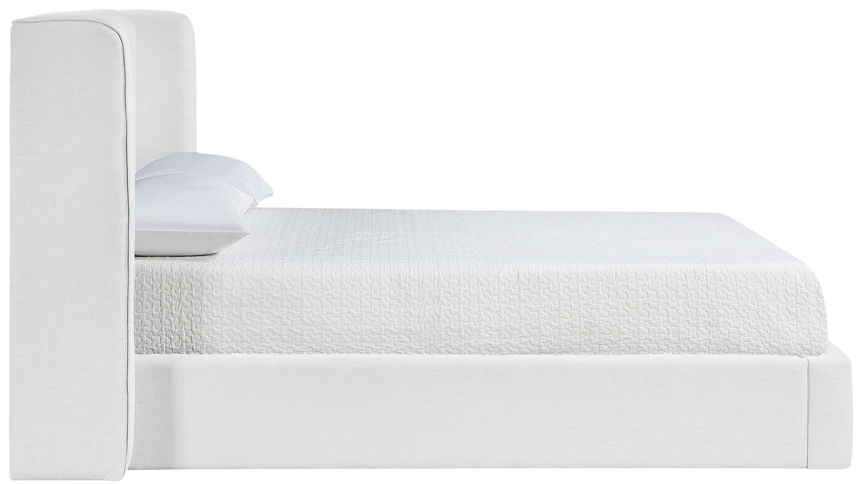 Kendall - Linen Textured Fabric Upholstered Bed