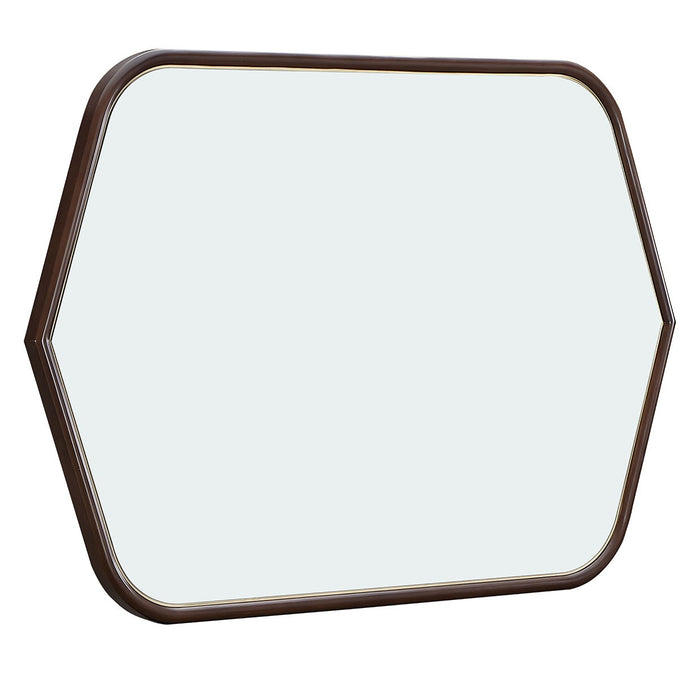 Houston - Wall Mirror - Walnut