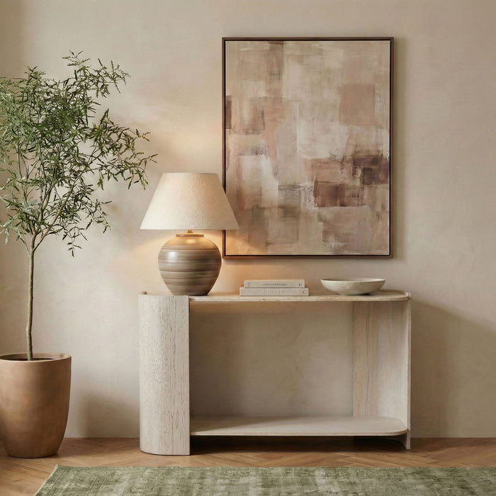 Calabria - Marble And Oak Wood Table