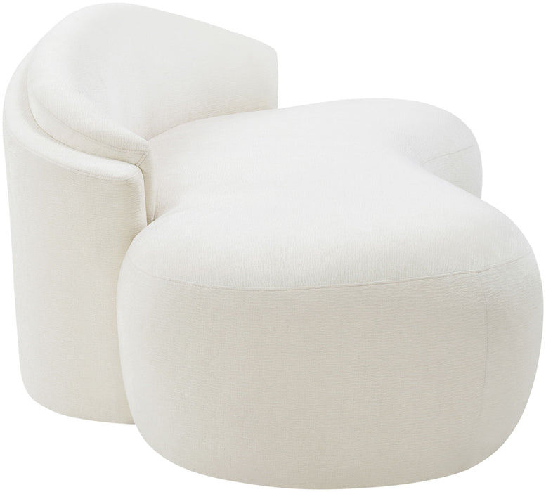 Caspian - Chenille Fabric Upholstered Loveseat