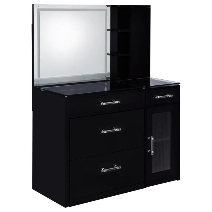 Flora - 2-Drawer Vanity Set With LED Mirror
