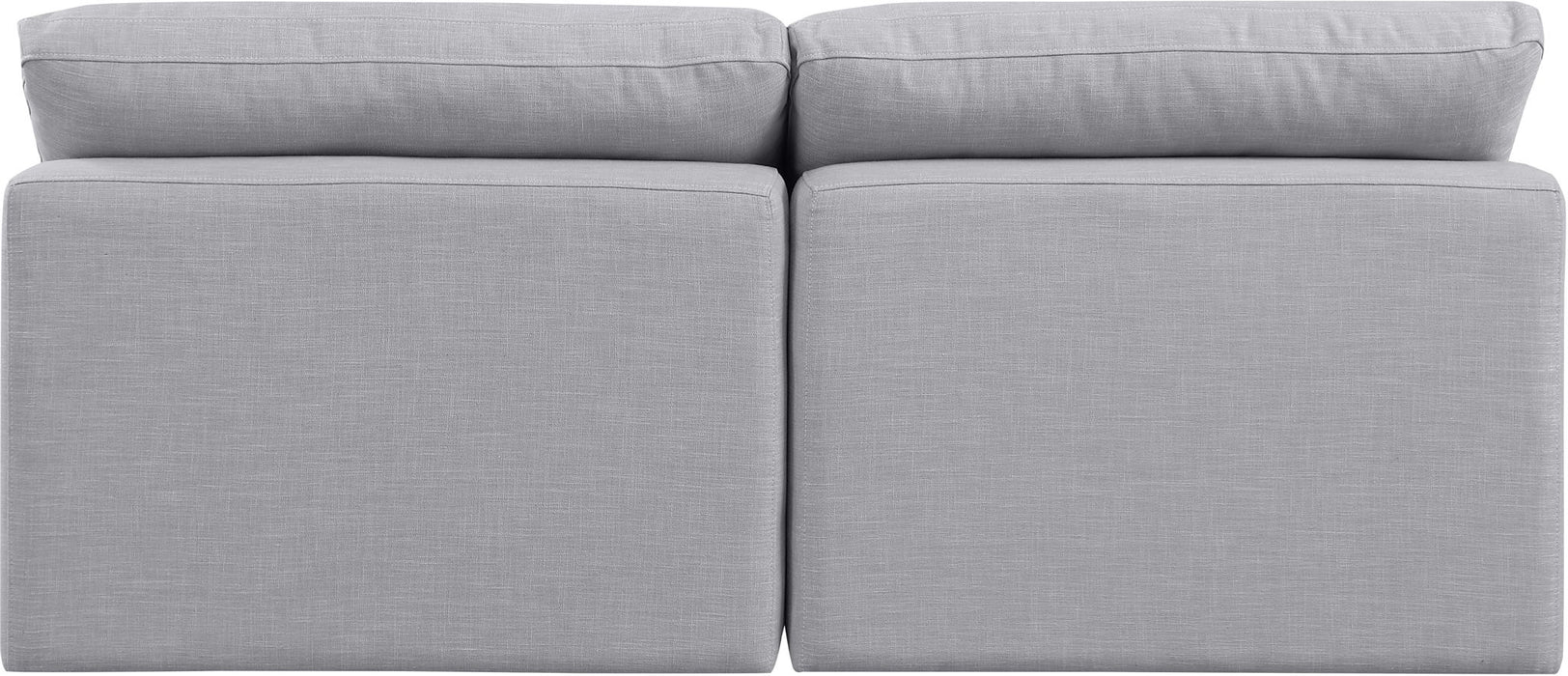 Indulge - Linen 2 Seat Modular Armless Sofa