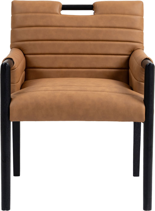 Aimee - Dining Arm Chair - Black Legs