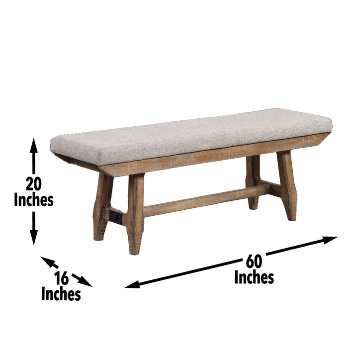 Riverdale - Bench - Light Brown