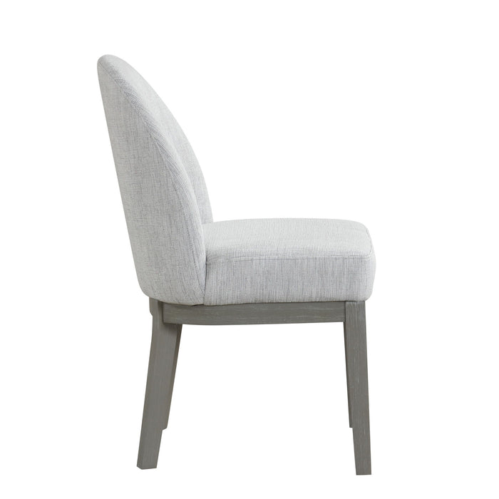 Essence - Upholstered Curved Back Chair (Set of 2)