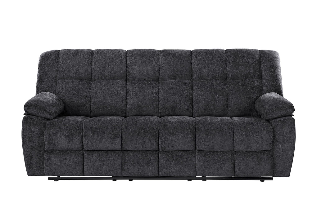 U6000 - Reclining Sofa / Console Reclining Loveseat - Black