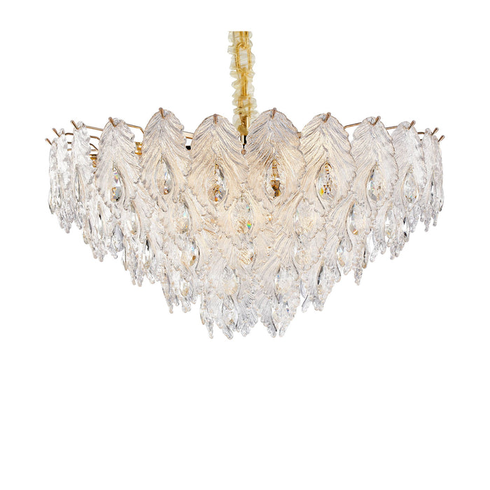 Michael Amini Lighting - Orlisse 18-Light Acrylic Chandelier - Gold