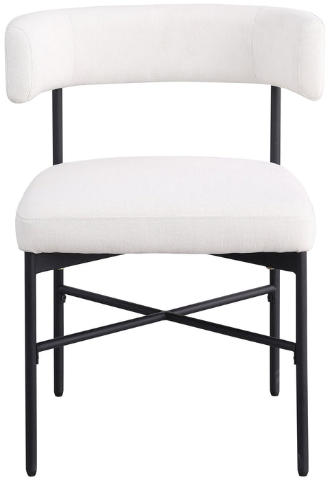 Rivage - Durable Dining Chair With Black Frame (Set of 2)