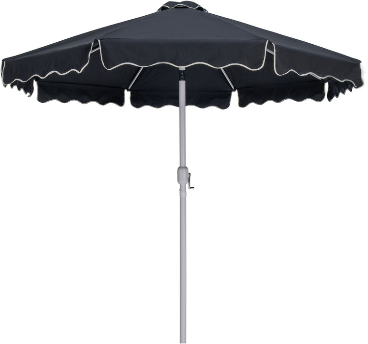Amalfi - Patio Umbrella - Light Brown Base / White Pole