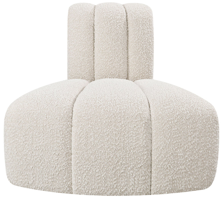 Arc - Boucle Fabric Reverse Corner