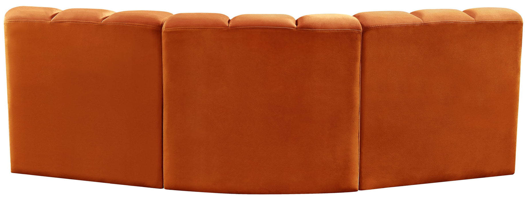 Arc - Velvet 3 Piece Modular Corner Sofa