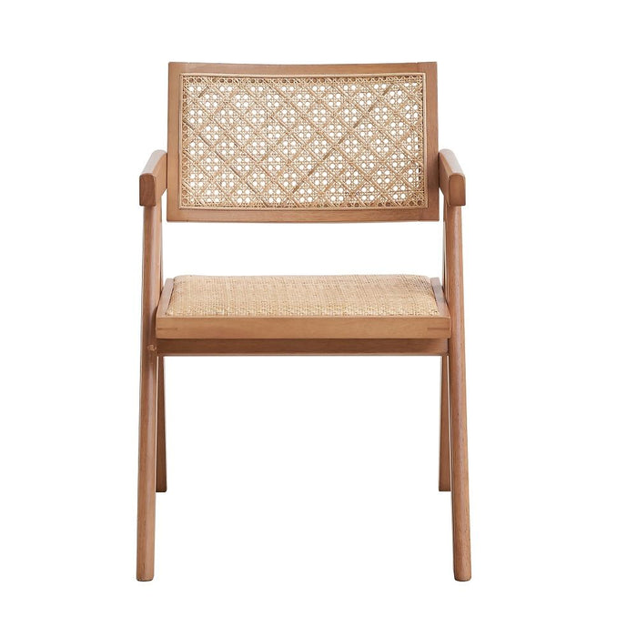 Velentina - Arm Chair Set of 2) - Rattan & Natural