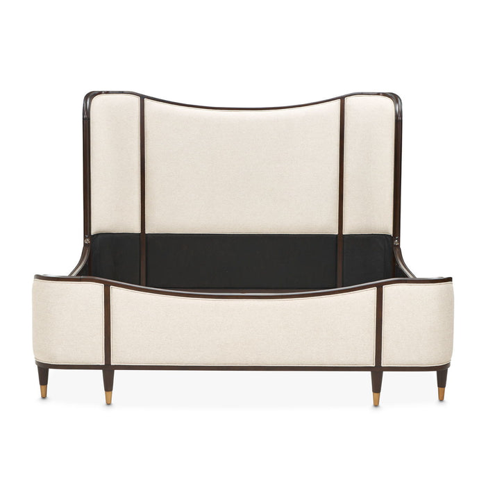 Camellia Field - Upholstered Panel Bed